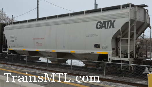 Car/wagon CGLX2366 left side / coté droit